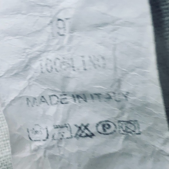 Italian “Tera Bora” 100% Linen Beach Cover-UP Sz. L EUC - Picture 3 of 8